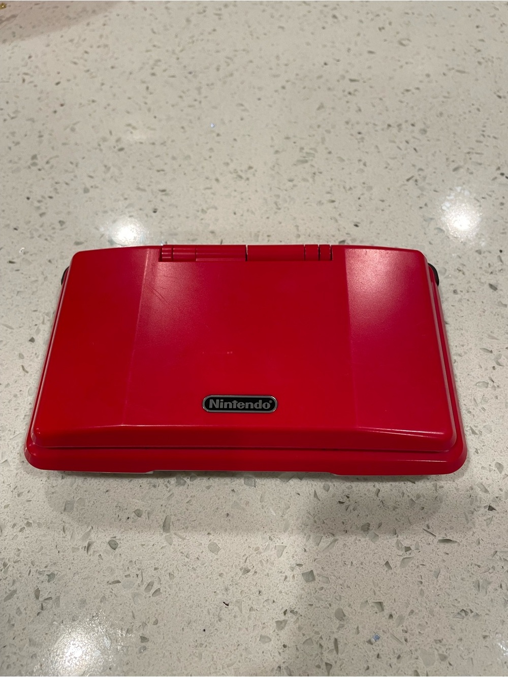 Nintendo Red Clamshell Handheld Gaming Console
